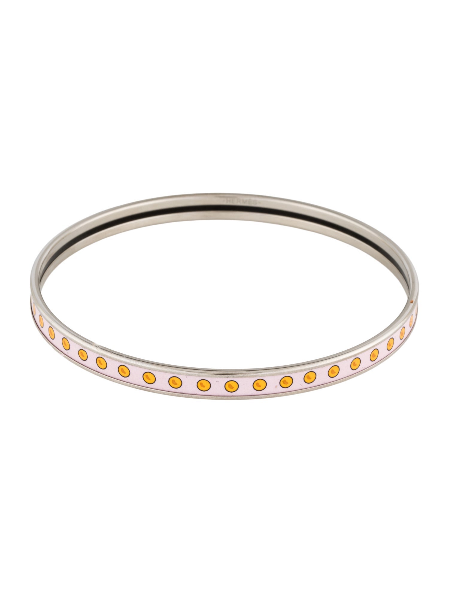 Hermès Extra Narrow Enamel Bangle