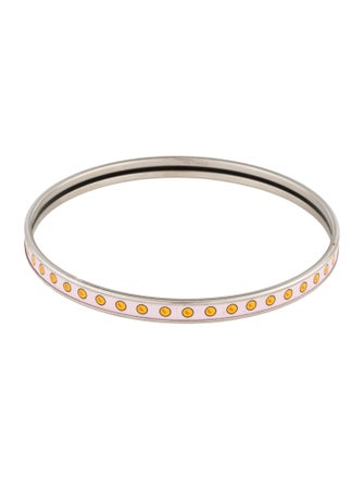 Hermès Extra Narrow Enamel Bangle