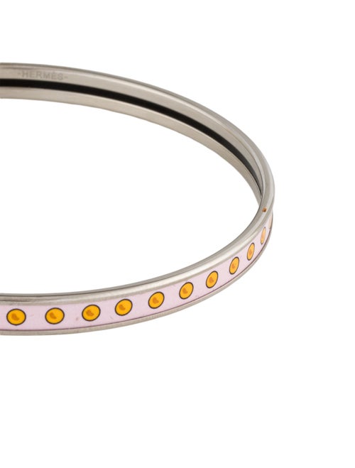 Hermès Extra Narrow Enamel Bangle