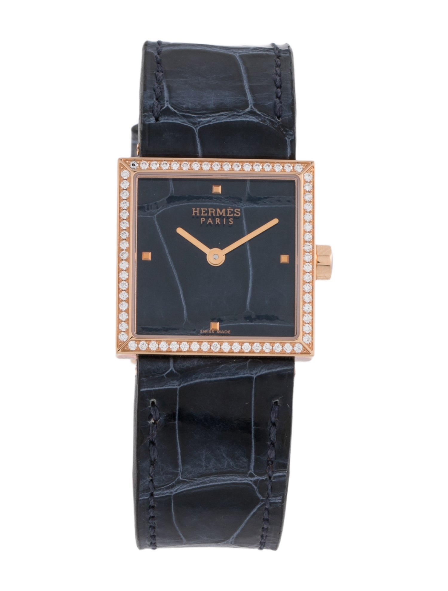 Hermès Carré Cuir Watch