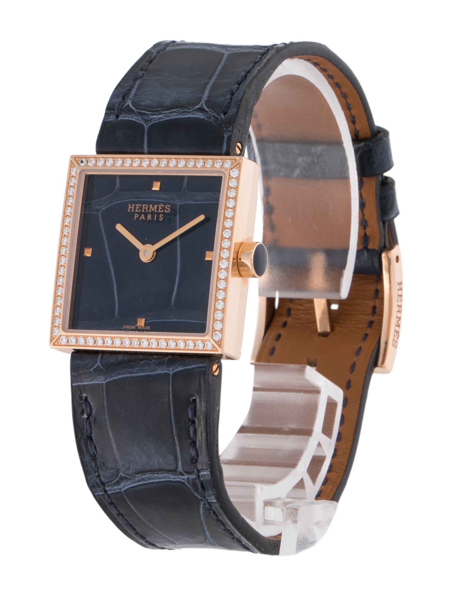 Hermès Carré Cuir Watch