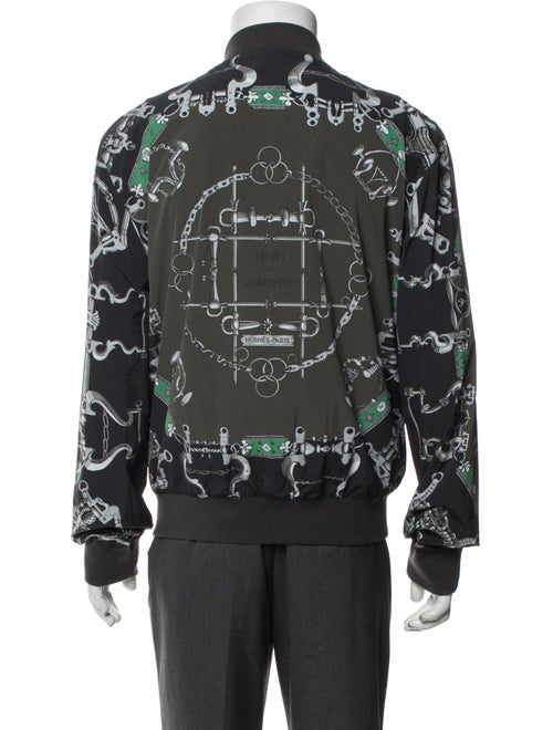 Hermès Printed Bomber Jacket