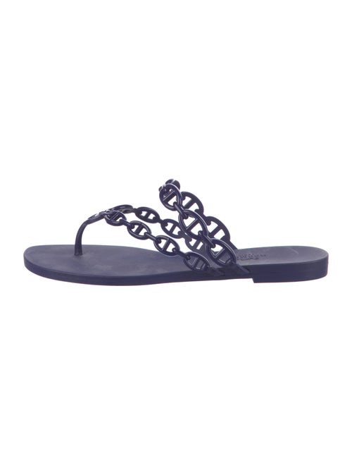 Hermès Island Chaîne d'Ancre Insignia Flip Flops