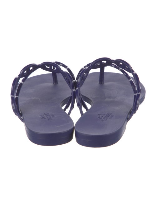 Hermès Island Chaîne d'Ancre Insignia Flip Flops