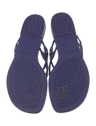 Hermès Island Chaîne d'Ancre Insignia Flip Flops