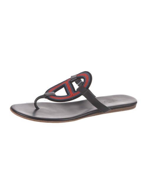 Hermès Mayotte Leather Slingback Sandals