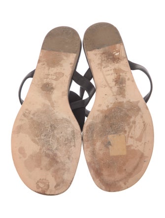 Hermès Mayotte Leather Slingback Sandals