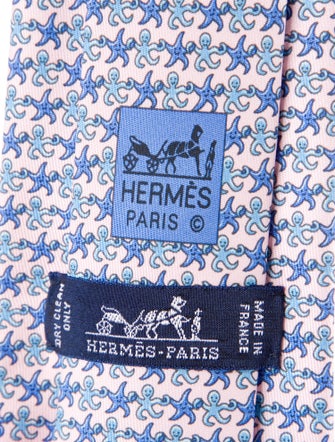 Hermès Silk Patterned Tie