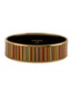 Hermès Wide Enamel Bangle Bracelet