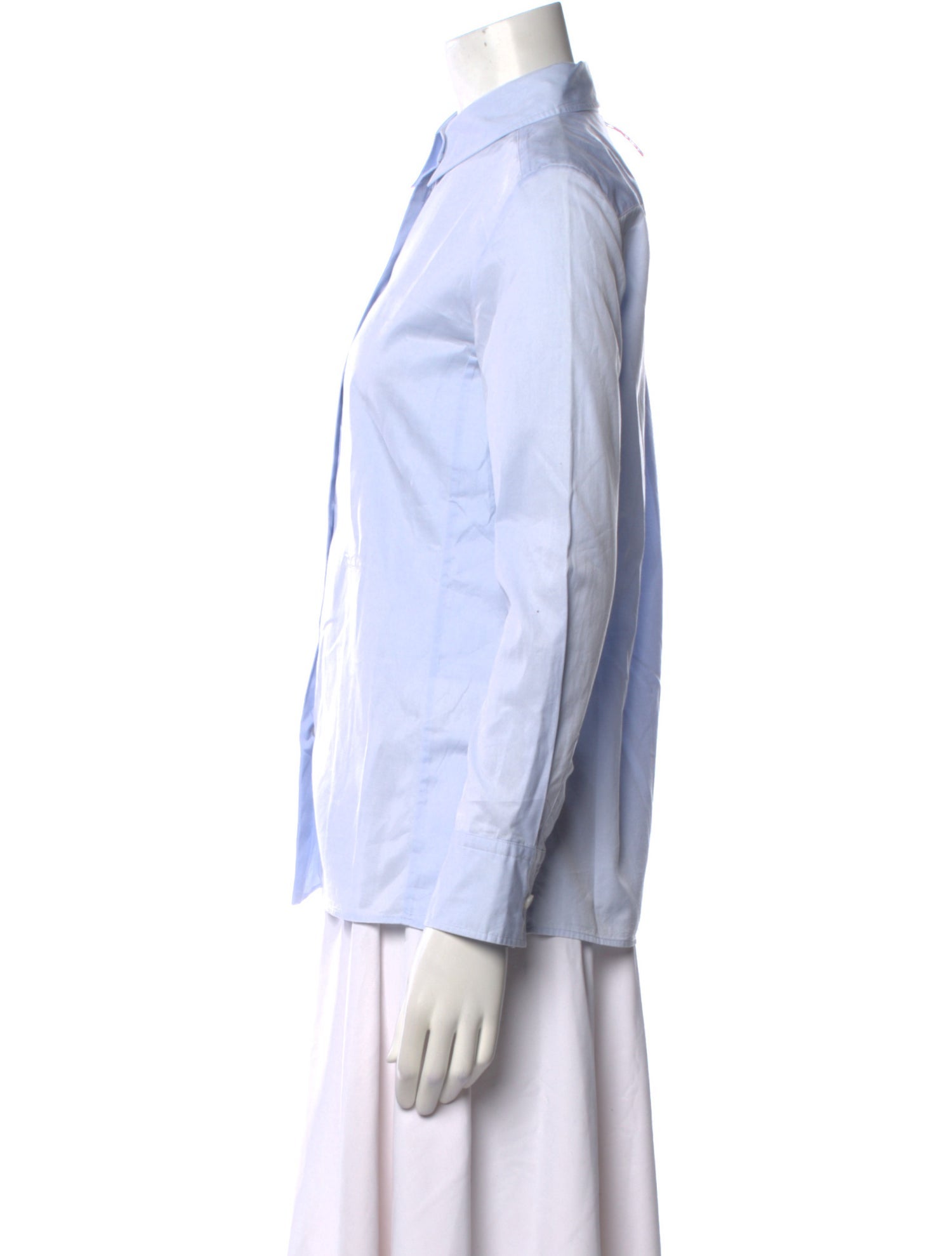 Hermès Long Sleeve Button-Up Top