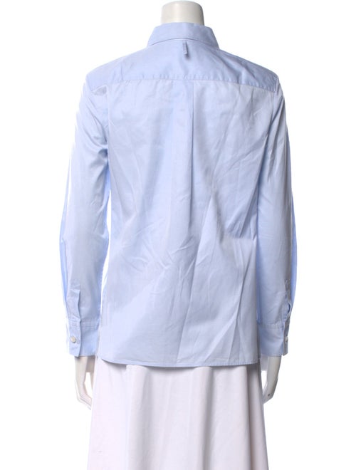 Hermès Long Sleeve Button-Up Top