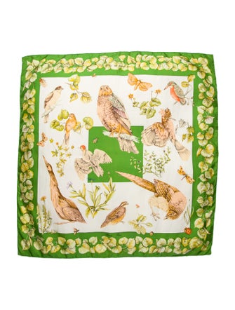 Hermès La Vie Au Grand Silk Scarf