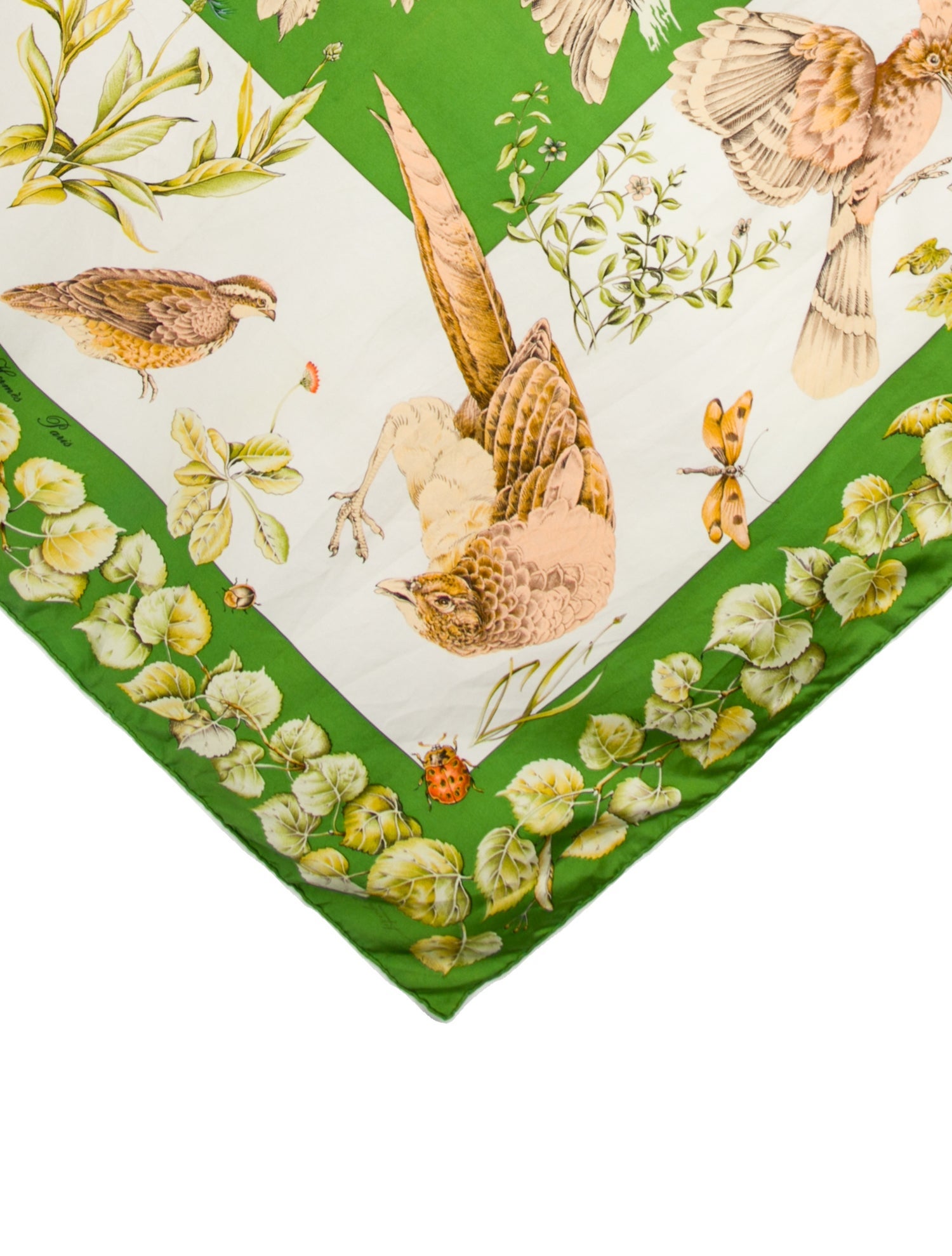 Hermès La Vie Au Grand Silk Scarf