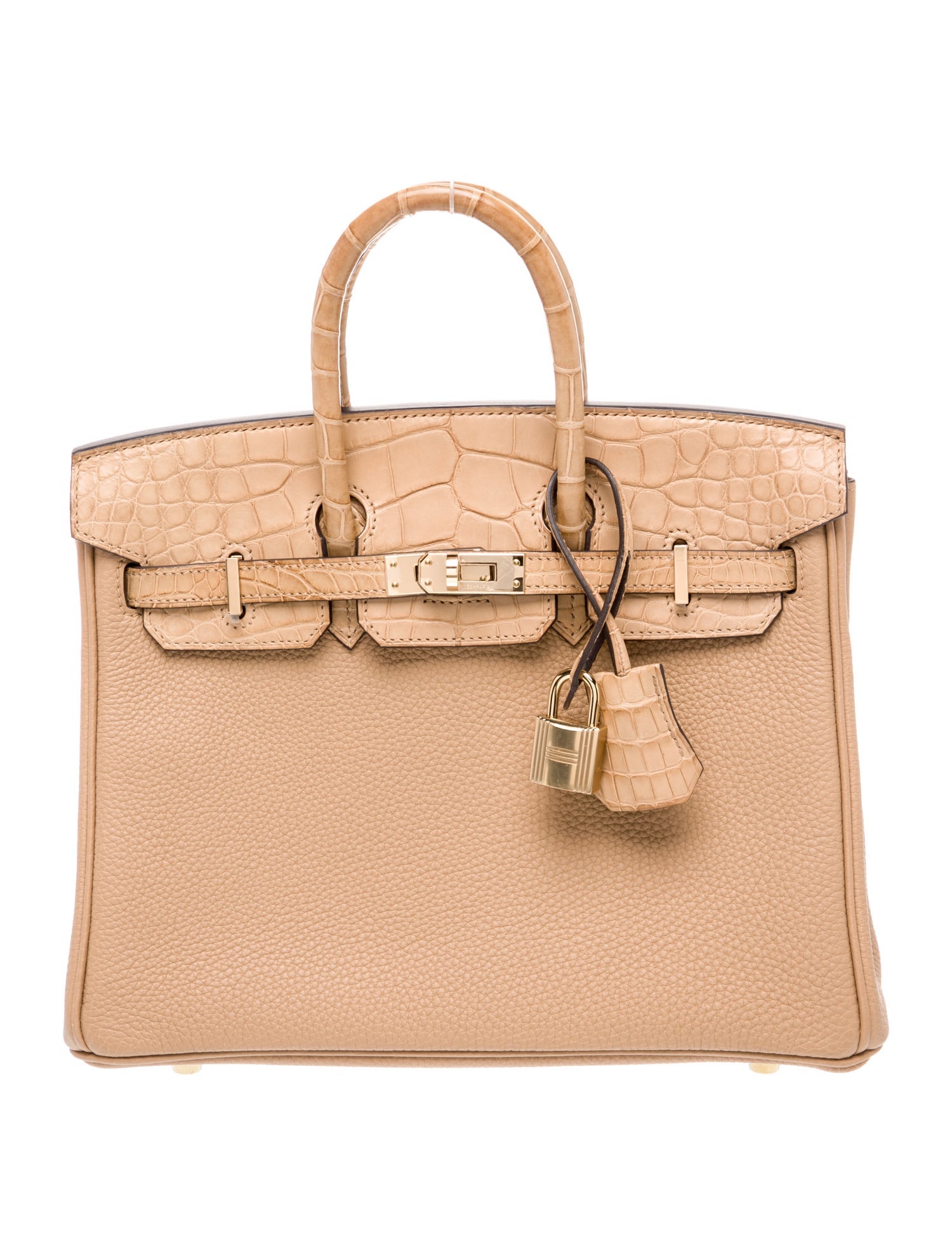 Hermès Togo & Matte Alligator Birkin Touch 25