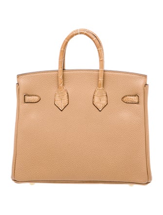 Hermès Togo & Matte Alligator Birkin Touch 25