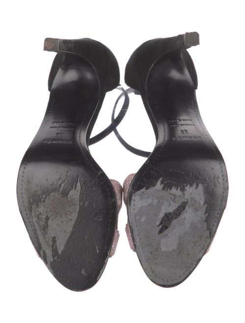 Hermès Premiere 105 Suede Sandals