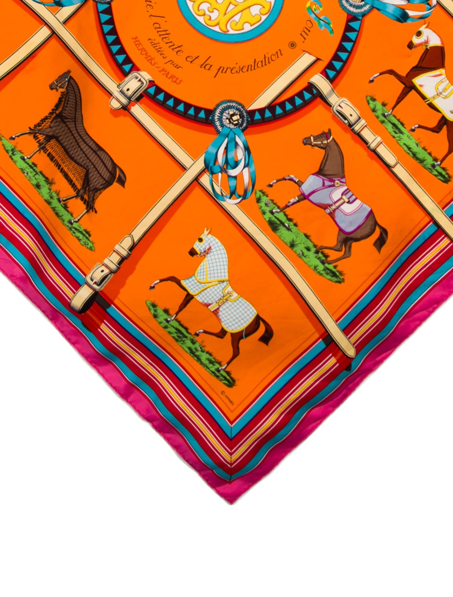 Hermès Couvertures et Tenues de Jour Silk Scarf