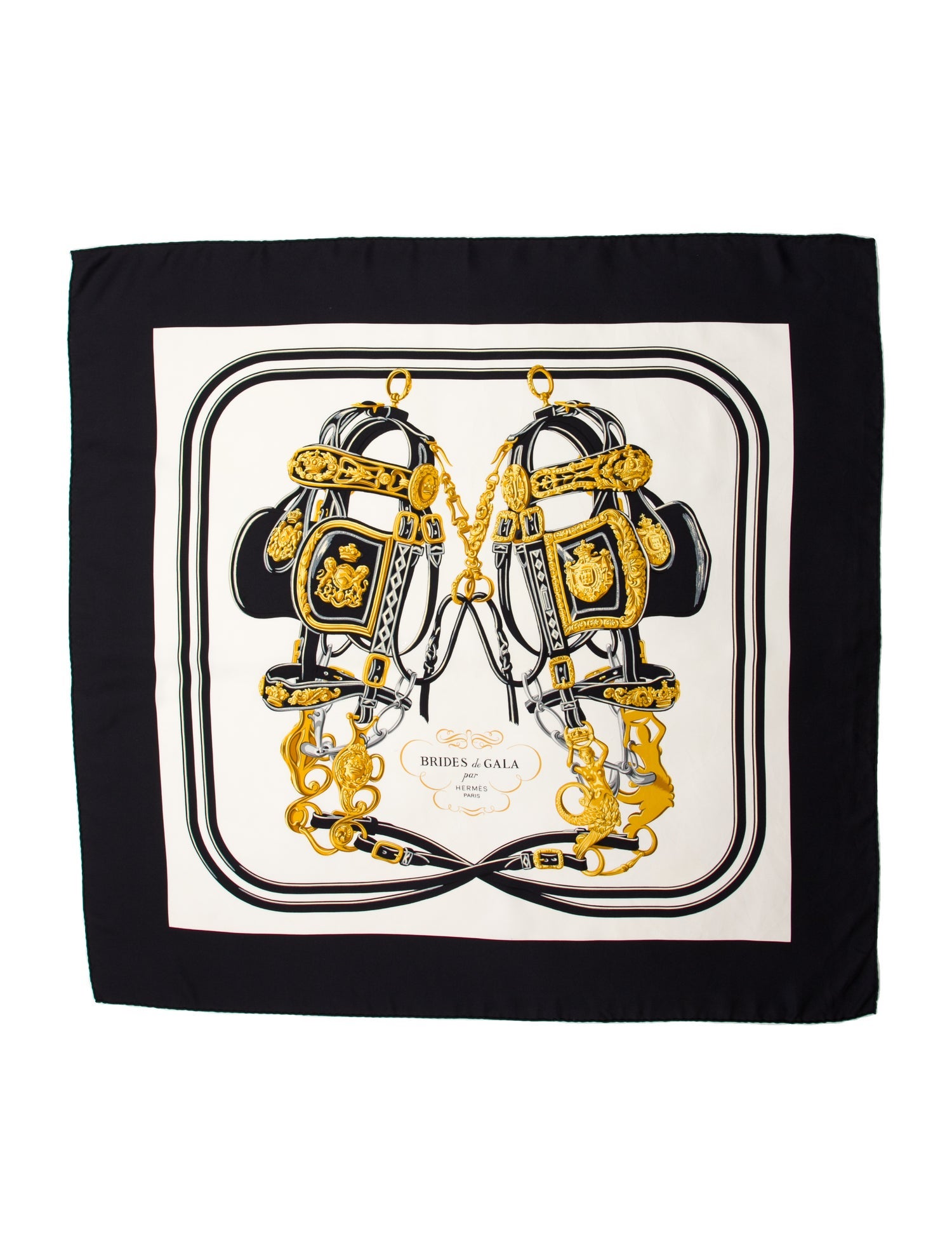 Hermès Brides de Gala Silk Scarf