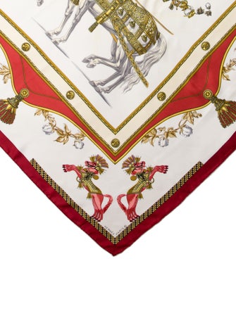 Hermès Harnais Francais Premier Empire Silk Scarf
