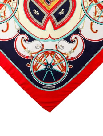 Hermès Washington's Carriage Silk Scarf