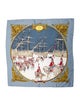 Hermès Marine Et Cavalerie Silk Scarf