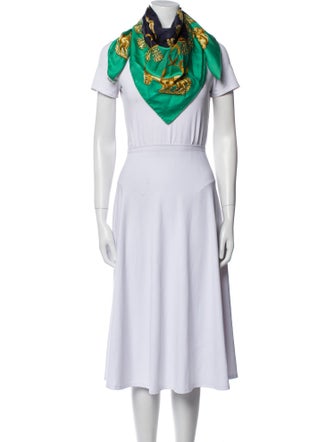 Hermès Les Cavaliers d'Or Silk Scarf