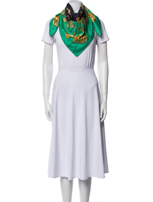 Hermès Les Cavaliers d'Or Silk Scarf