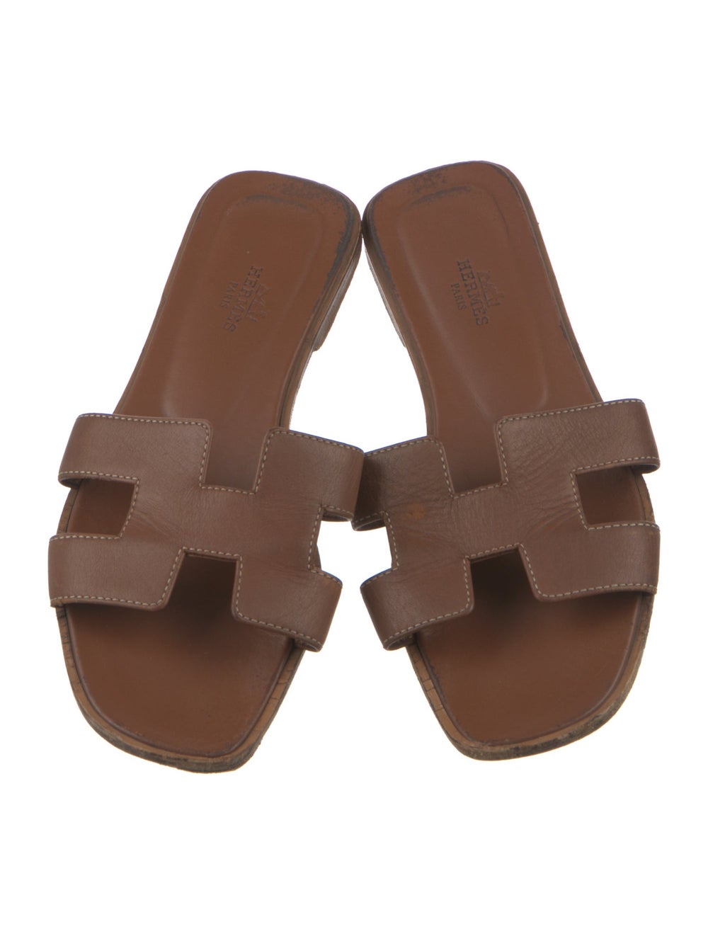 Hermès Oran Slides From the 2022 Collection Brown… - image 3