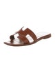 Hermès Oran Leather Slides