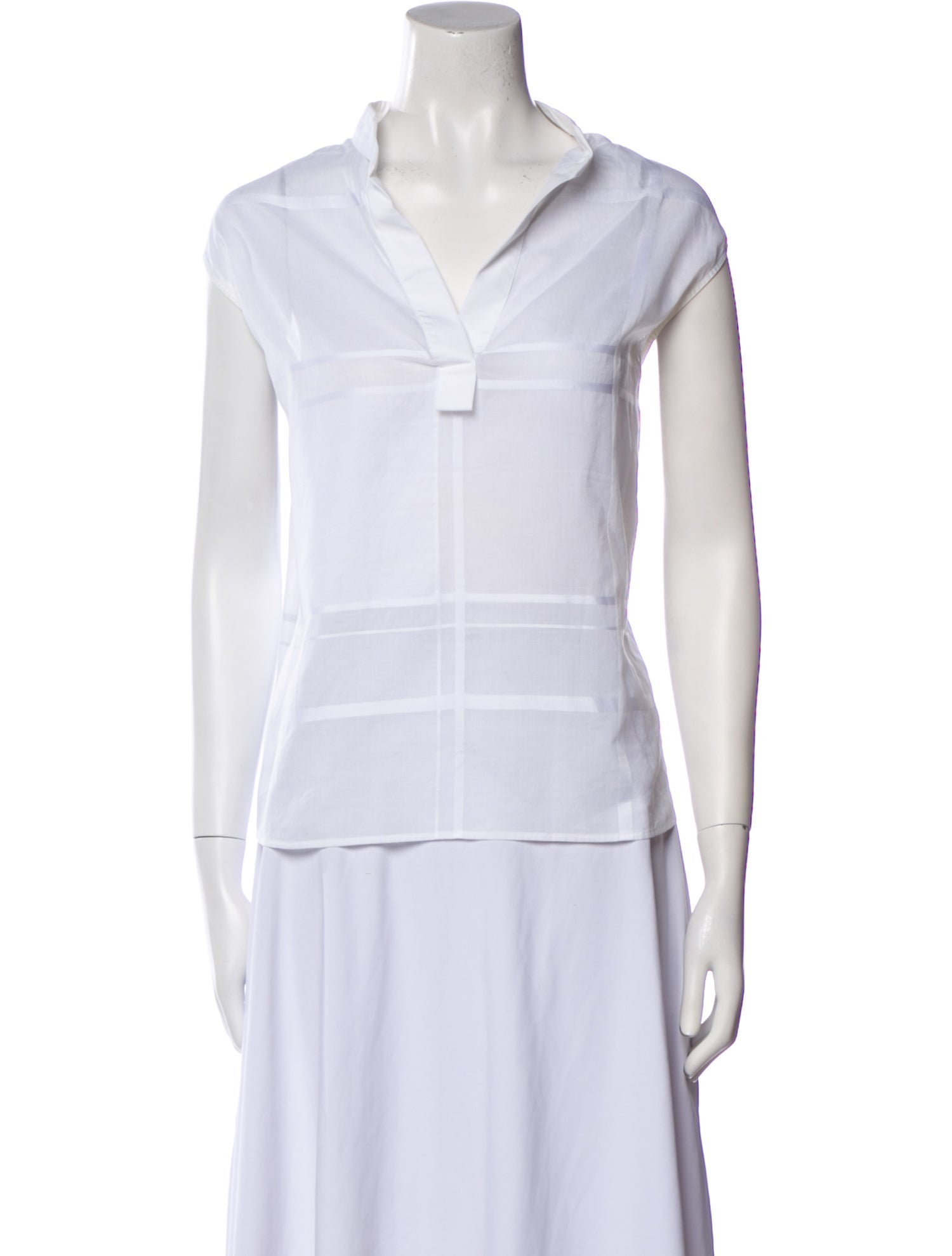Hermès V-Neck Sleeveless Tunic
