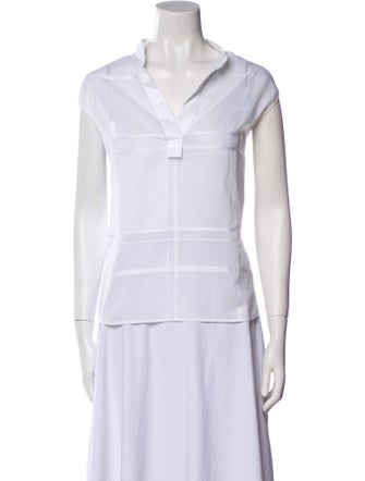 Hermès V-Neck Sleeveless Tunic