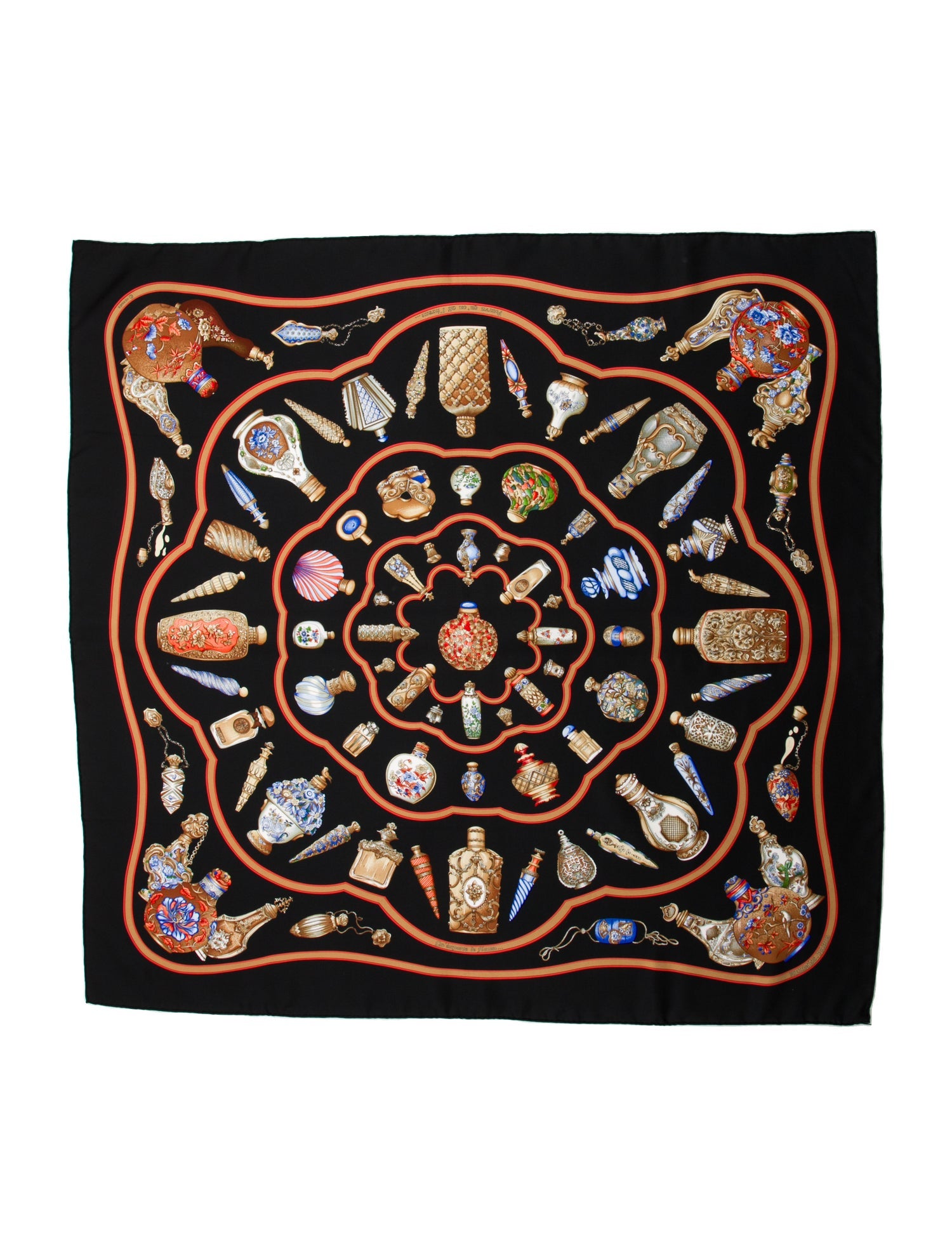 Hermès Qu'importe Le Flacon Silk Scarf