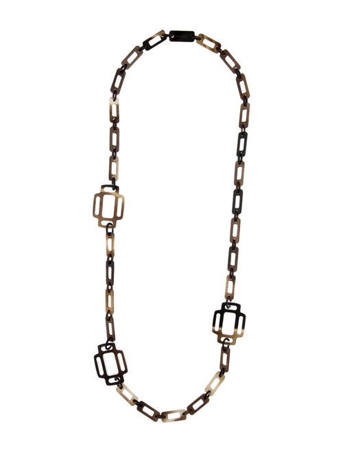 Hermès Horn & Lacquered Rhythm Long Necklace