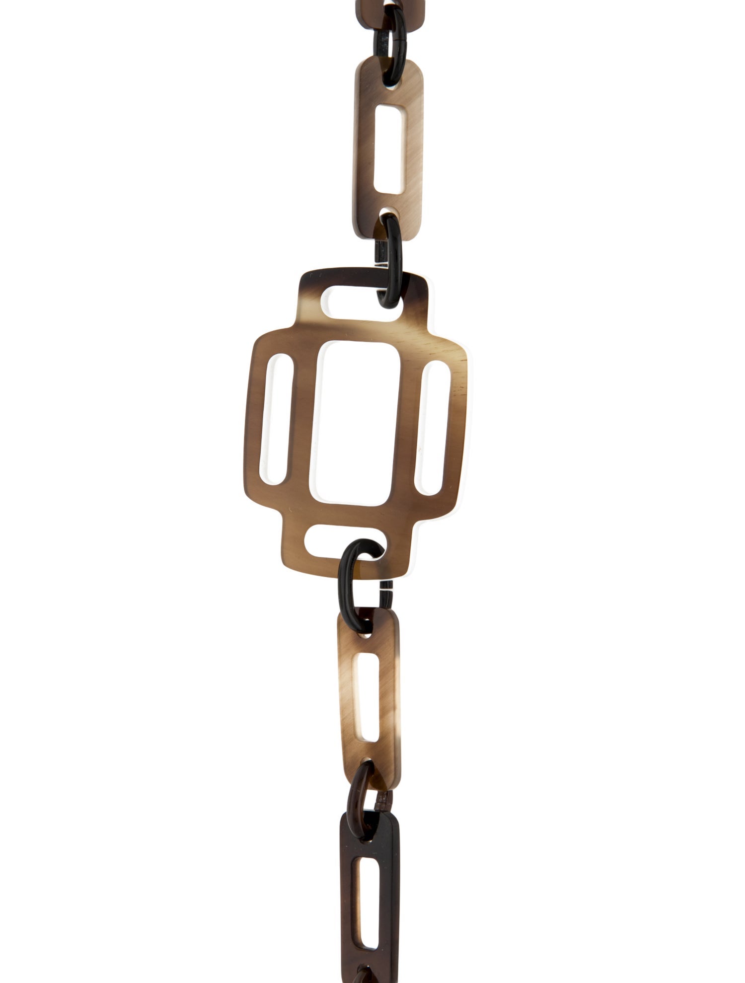 Hermès Horn & Lacquered Rhythm Long Necklace