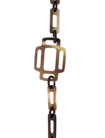 Hermès Horn & Lacquered Rhythm Long Necklace