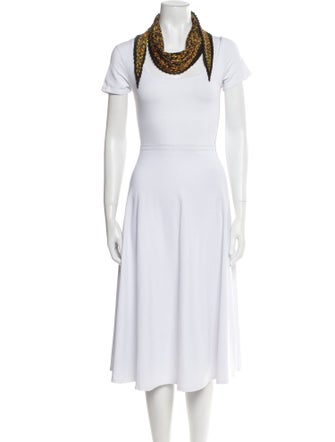 Hermès Chasse En Inde Silk Plissé Scarf