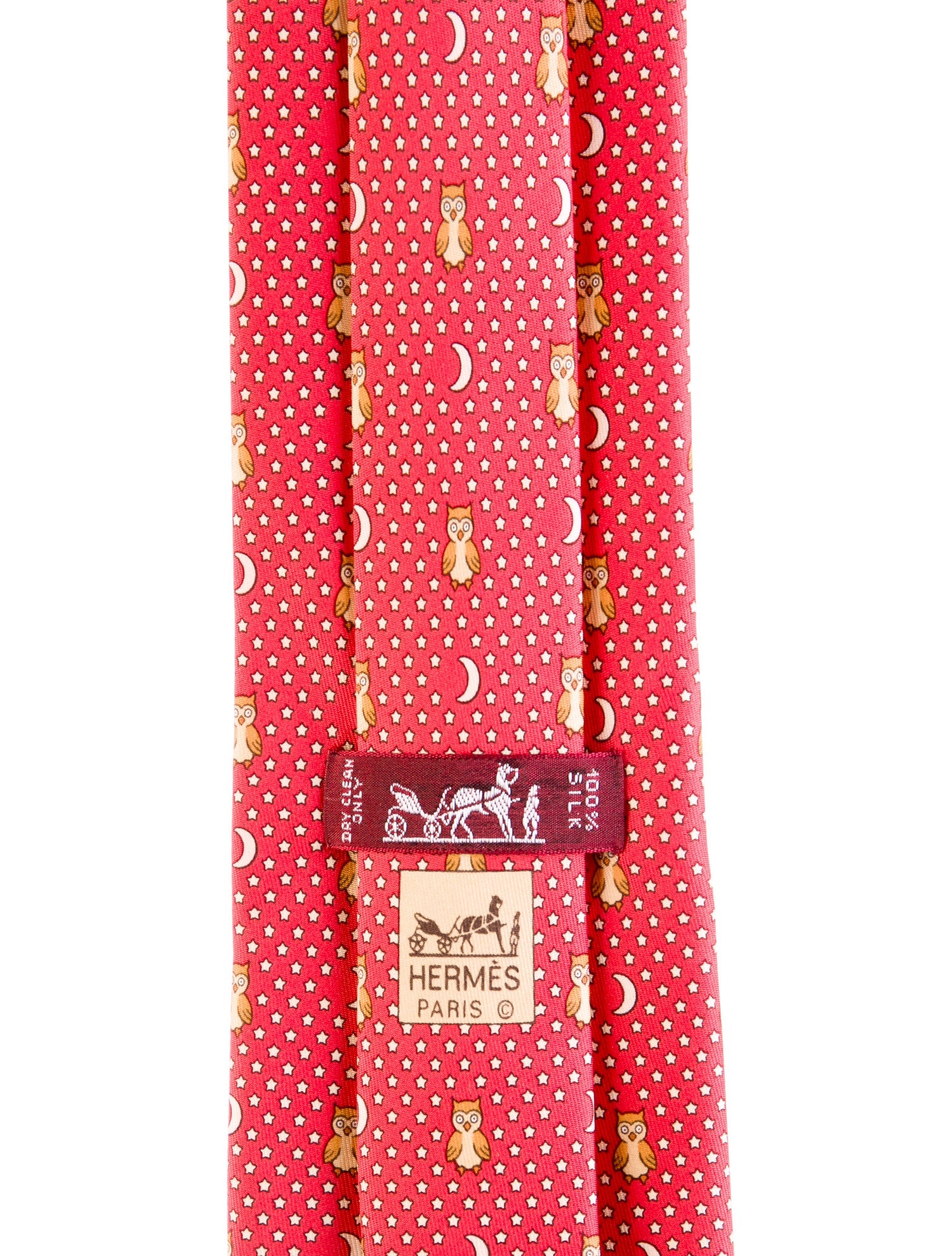 Hermès Patterned Tie