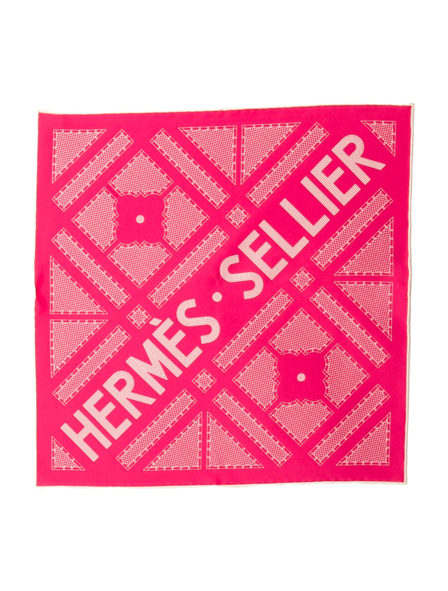 Hermès Hermes Sellier Silk Scarf