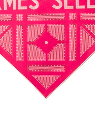 Hermès Hermes Sellier Silk Scarf