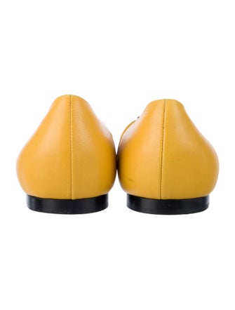 Hermès Bilbao Leather Ballet Flats