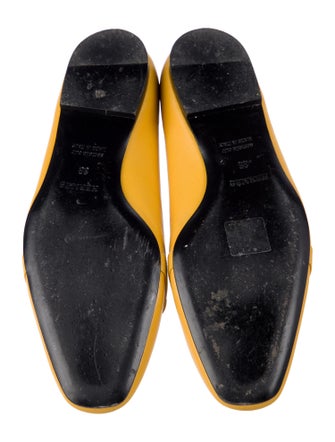 Hermès Bilbao Leather Ballet Flats