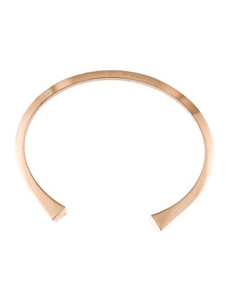 Hermès 18K Clou De Forge Cuff Bracelet