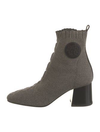 Hermès Volver 60 Leather Trim Embellishment Sock Boots
