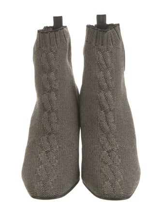 Hermès Volver 60 Leather Trim Embellishment Sock Boots