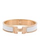 Hermès Enamel Clic H Bangle Bracelet