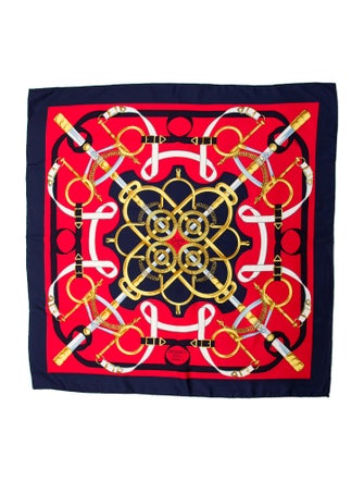 Hermès Eperon D'Or Silk Scarf