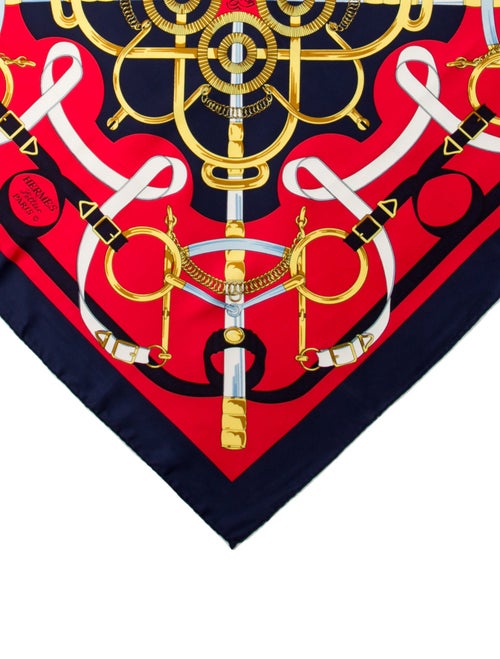 Hermès Eperon D'Or Silk Scarf