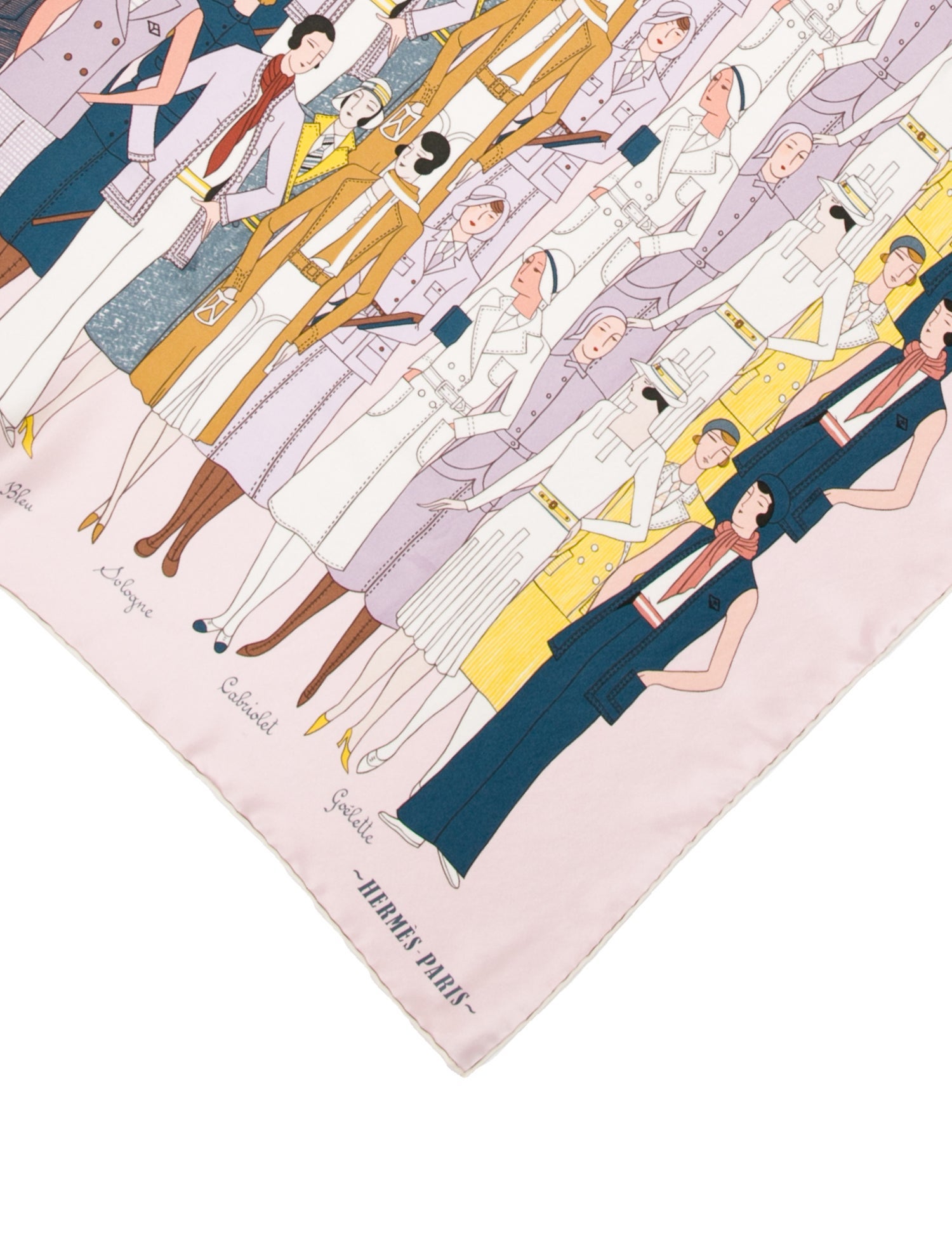 Hermès Les Sportives Silk Scarf