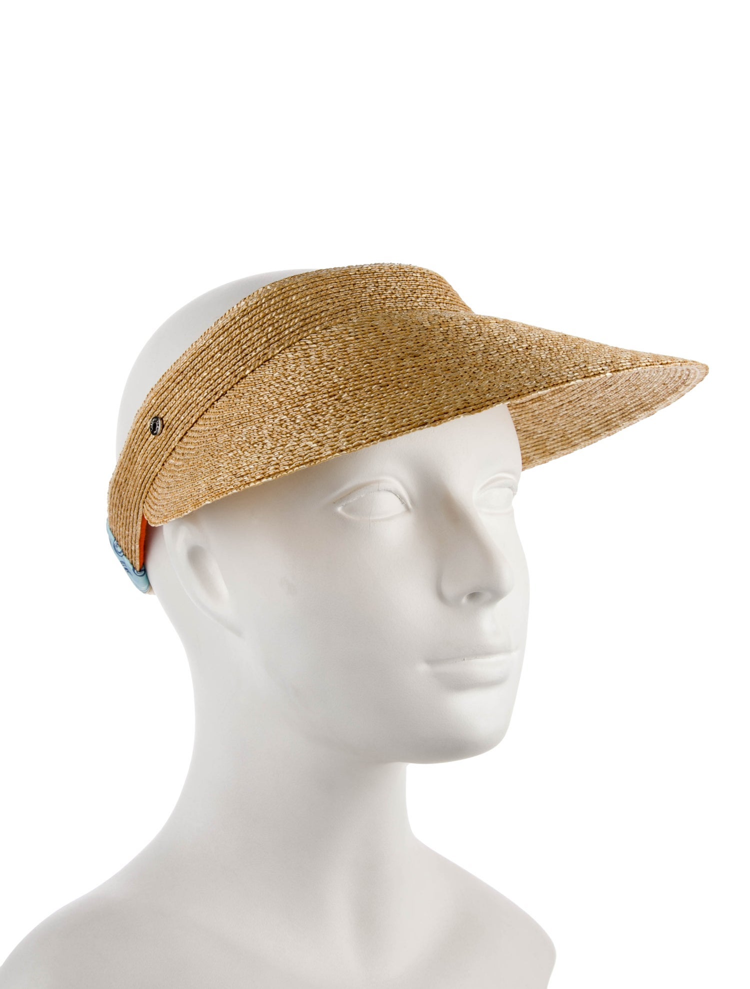 Hermès Straw Andrea Visor