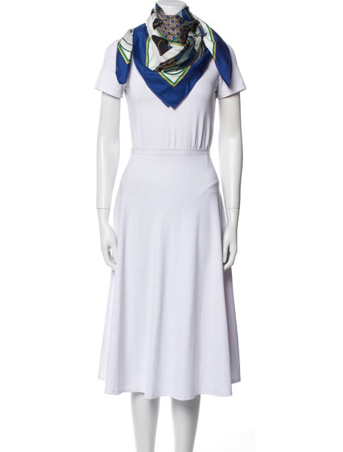 Hermès Les Voitures a Transformation Silk Scarf